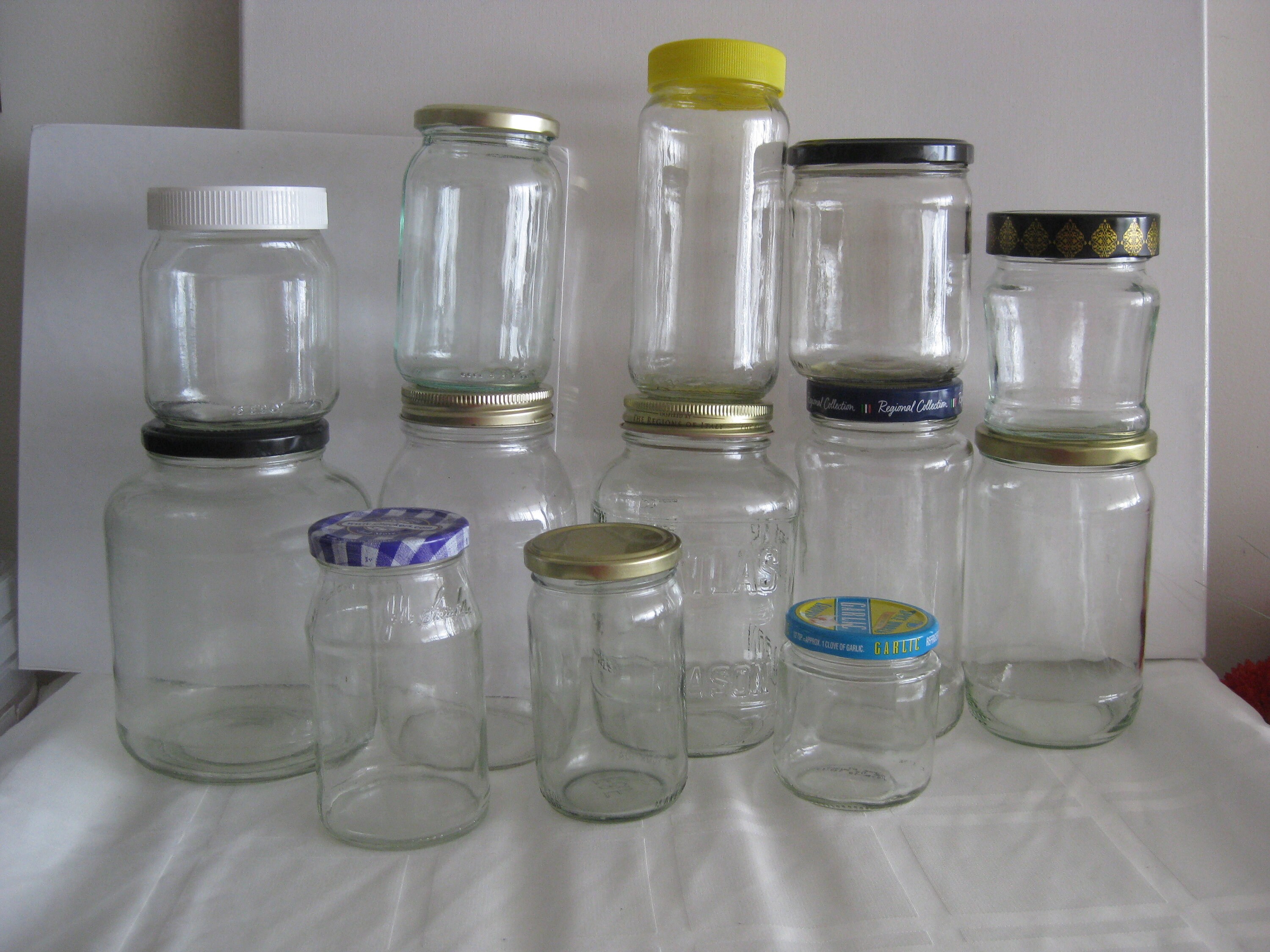 1pcs 50-240ml Big Glass Jars Container Decor Alumina Cap Ornaments Mason  Jar Message Vials High Quality Bottle Storage Bottle