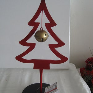 Christmas pilar candle holder, 13&quot; tall (w/out candle) 7&quot; wide, Christmas home decor.
