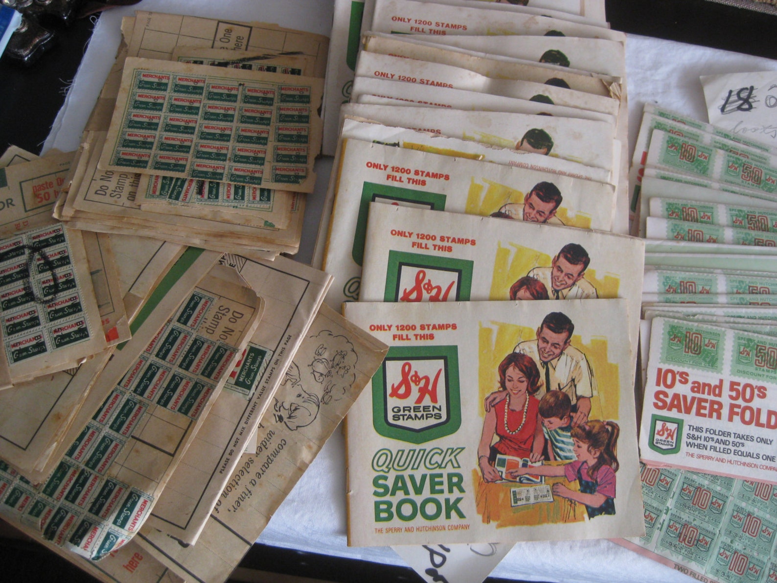 S & H Green Stamps 43 Full Books Lots of Loose Stamps From Etsy