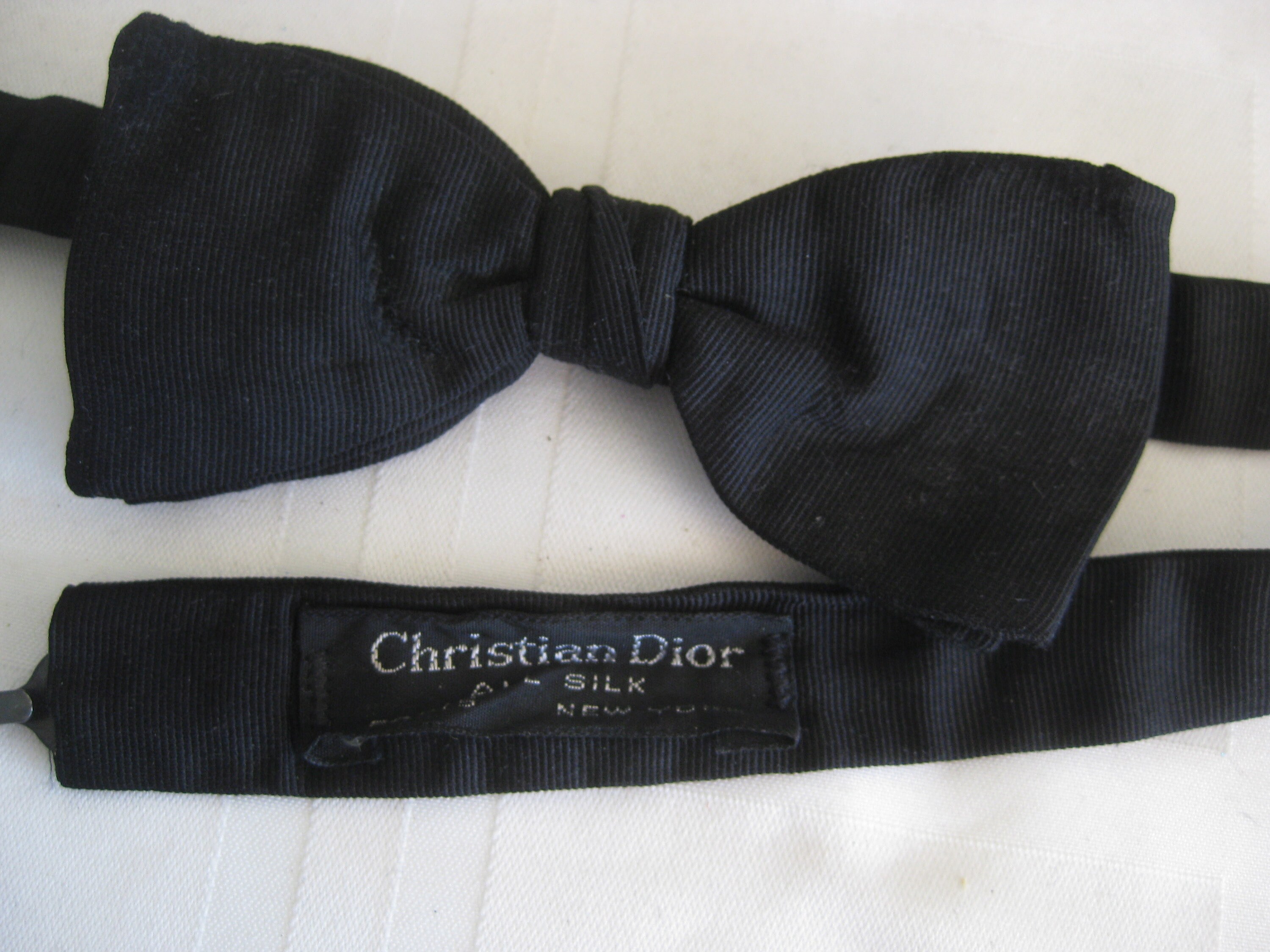 Christian Dior Bow Tie Formal Authentic Christian Dior Pure 
