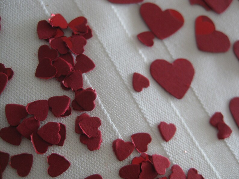 Card Making Scrapbooking Banners Table Scatter Mother S Dayvalentines Day Red Hearts 3 Sizes Die Cut By Hand From Quality Cardstock Paper Scrapbooking Papercraft Keyforrest Lt