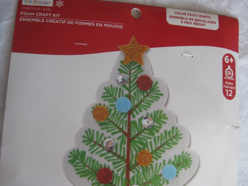 Christmas Foam Craft Kit for Kids 147 Pc. to Make/decorate 12 Etsy