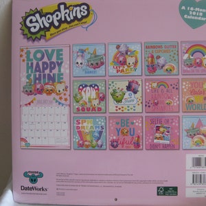 Shopkins Pictures Calendar (unused). Frame to Decorate, Collage ...
