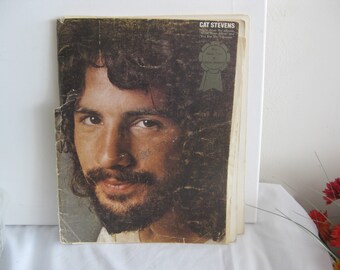 Partition Cat Stevens de l'album "Mona Bone Jakon" and Tea For The Tillerman", 24 chansons, pages intactes, années 1970. Rare