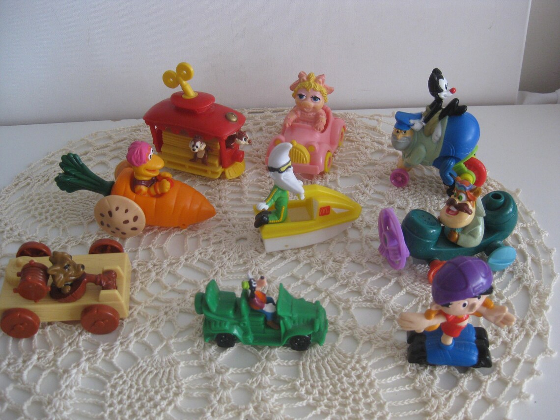 Different Wheeled Characters From Diff. Kids Shows, Vintage From 1980/ ...