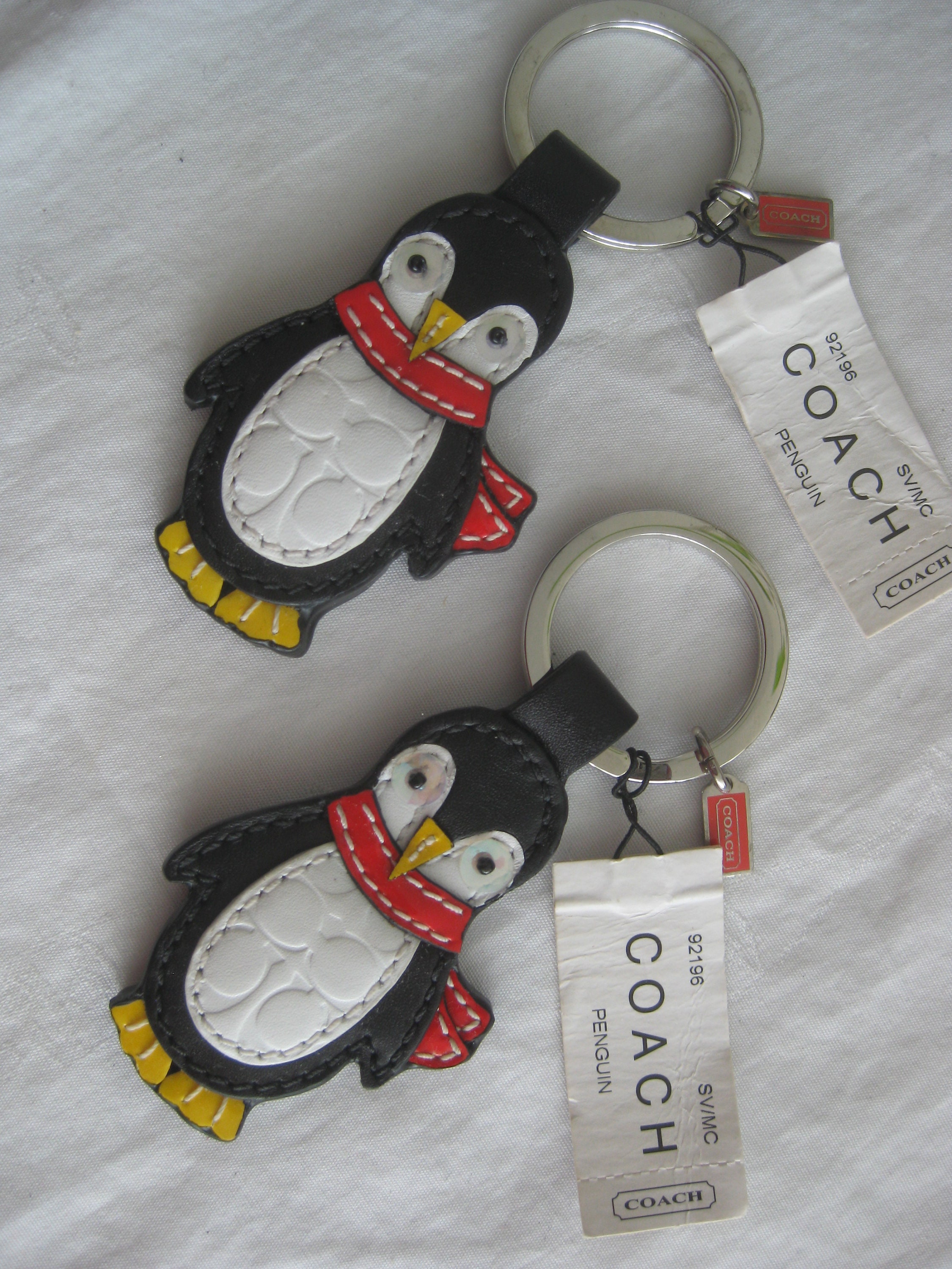 Coach penguin hotsell keychain