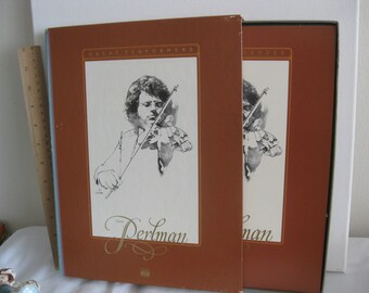 Life Time Records, Great Performers - Itzhak Perlman - Boxed set of 3 audio music cassettes. In perfect vintage condition.