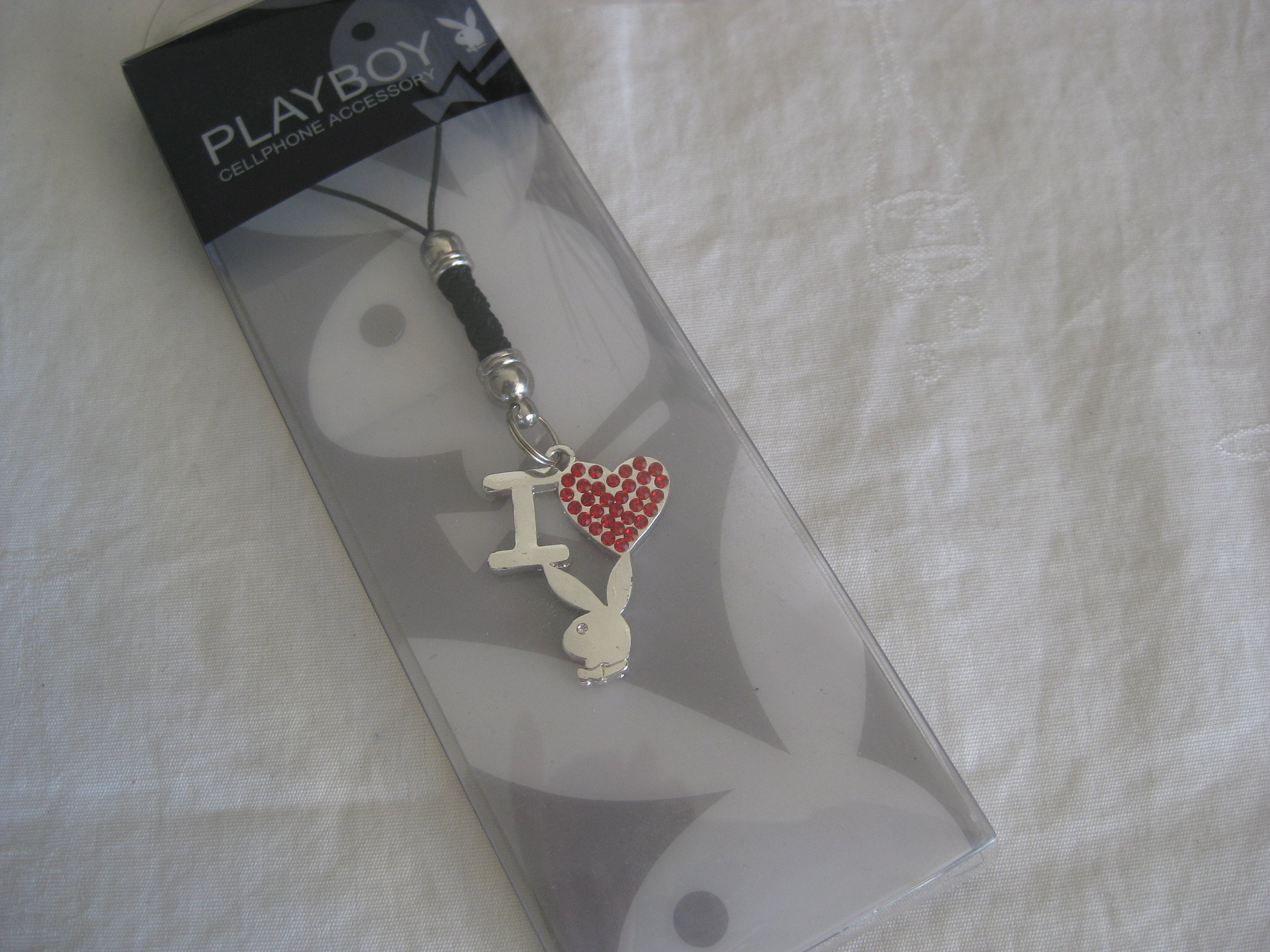 Silver Heart Pro-Tec Playboy Universal Dangly Accessory for Smartphones