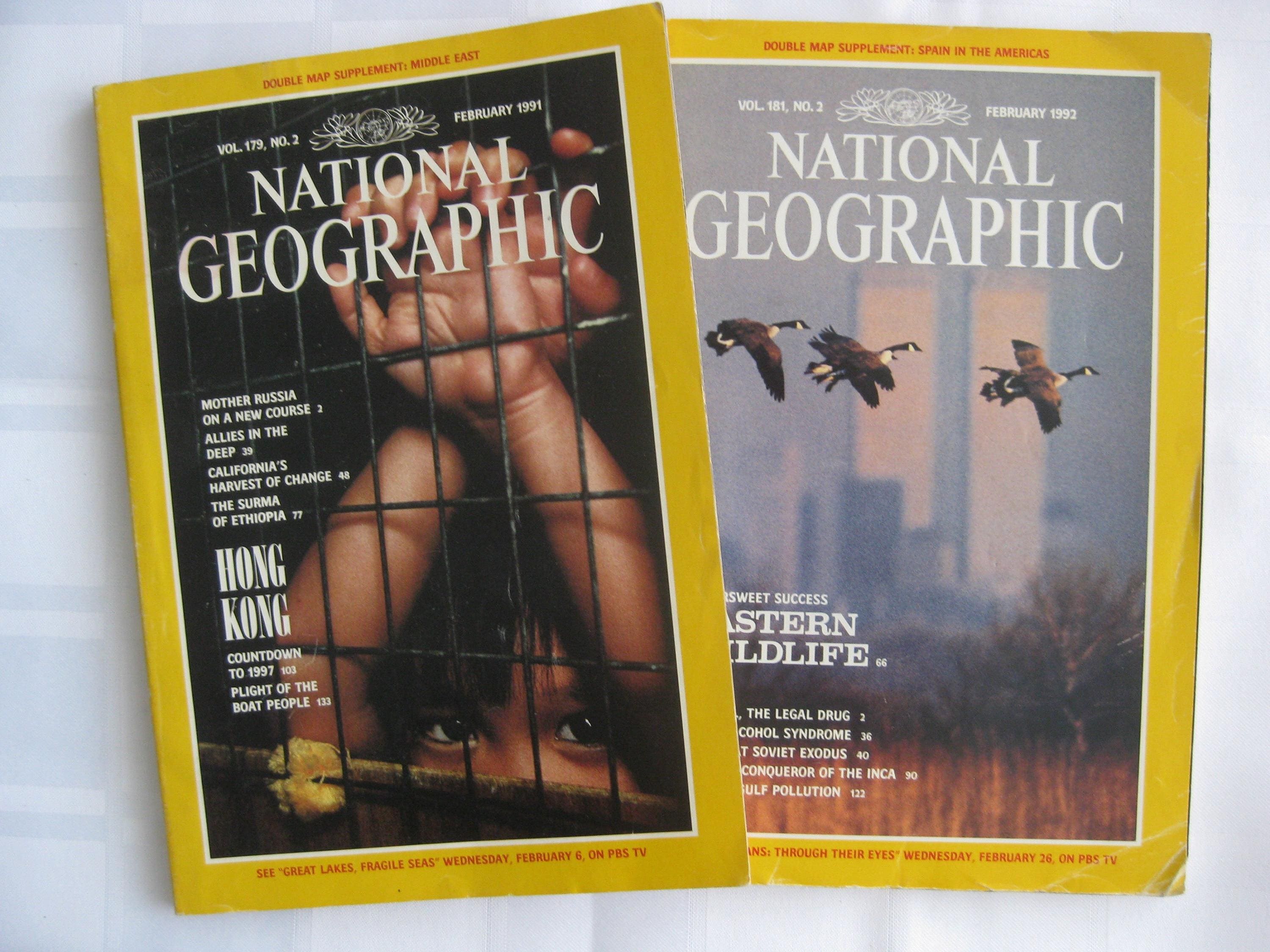 1992 National Geographic Magazine - Etsy