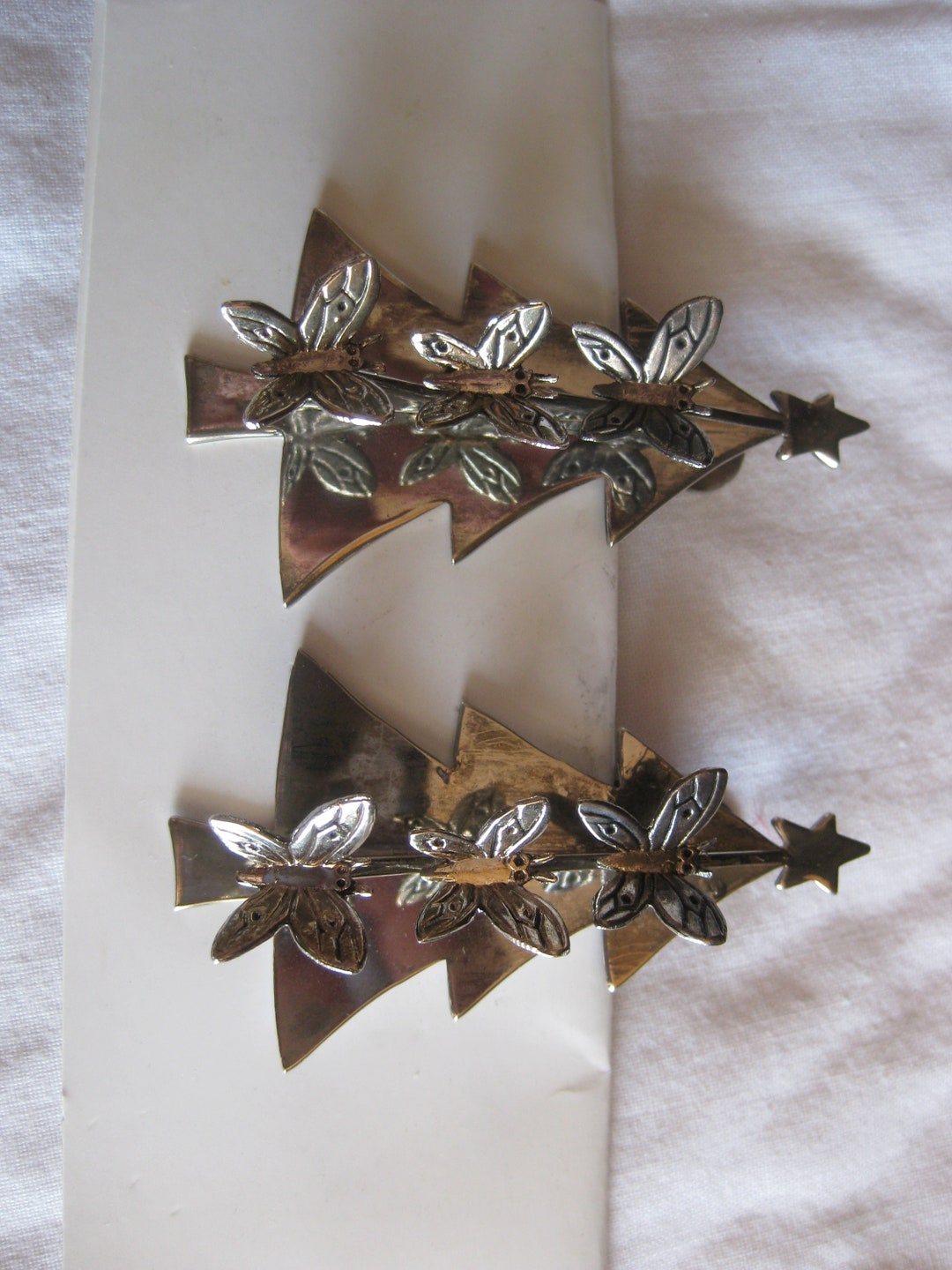 Emilia Castillo 97, Signed Christmas Tree With Butterflies  display picture 3