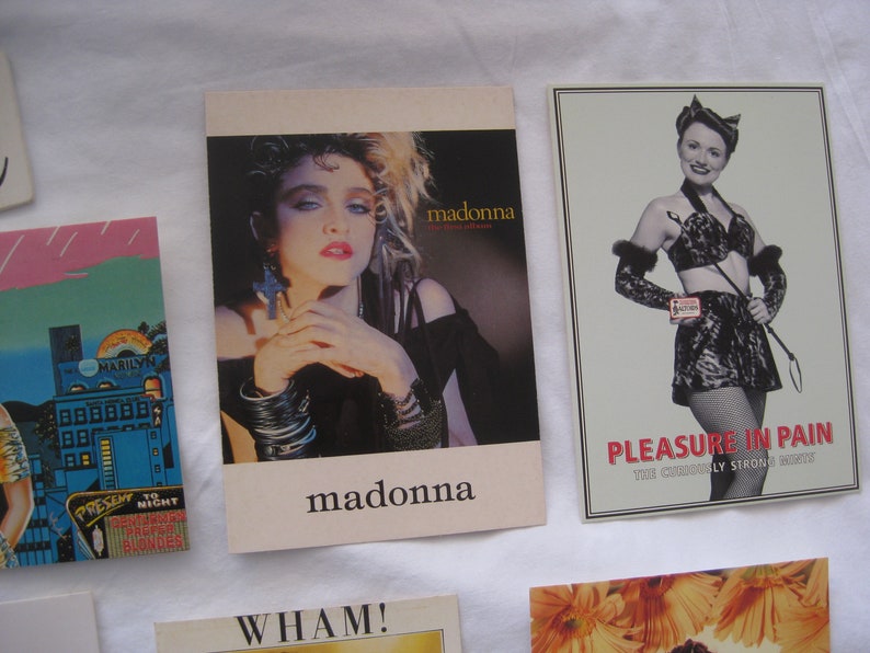 8 different cards decoupage scrap booking. vintage collectibles altered art Advertisement post cards 1990s/' paper crafts