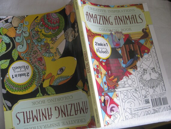 Download Coloring Book 62 Animal Pictures To Color Stay Etsy