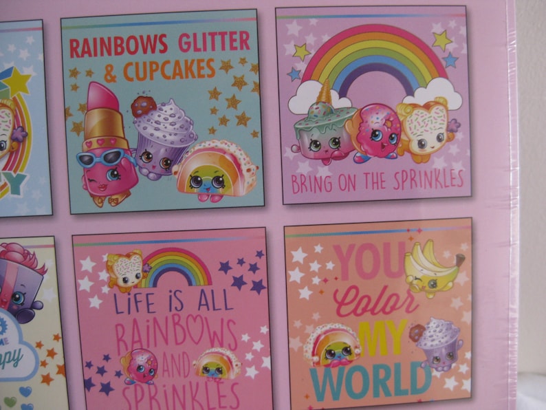 Shopkins Pictures Calendar unused. Frame to Decorate | Etsy