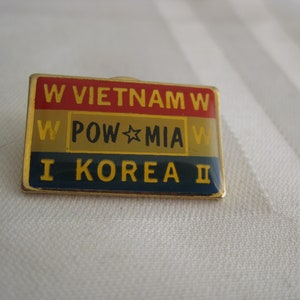 Vietnam, Korea MIA * POW lapel pin