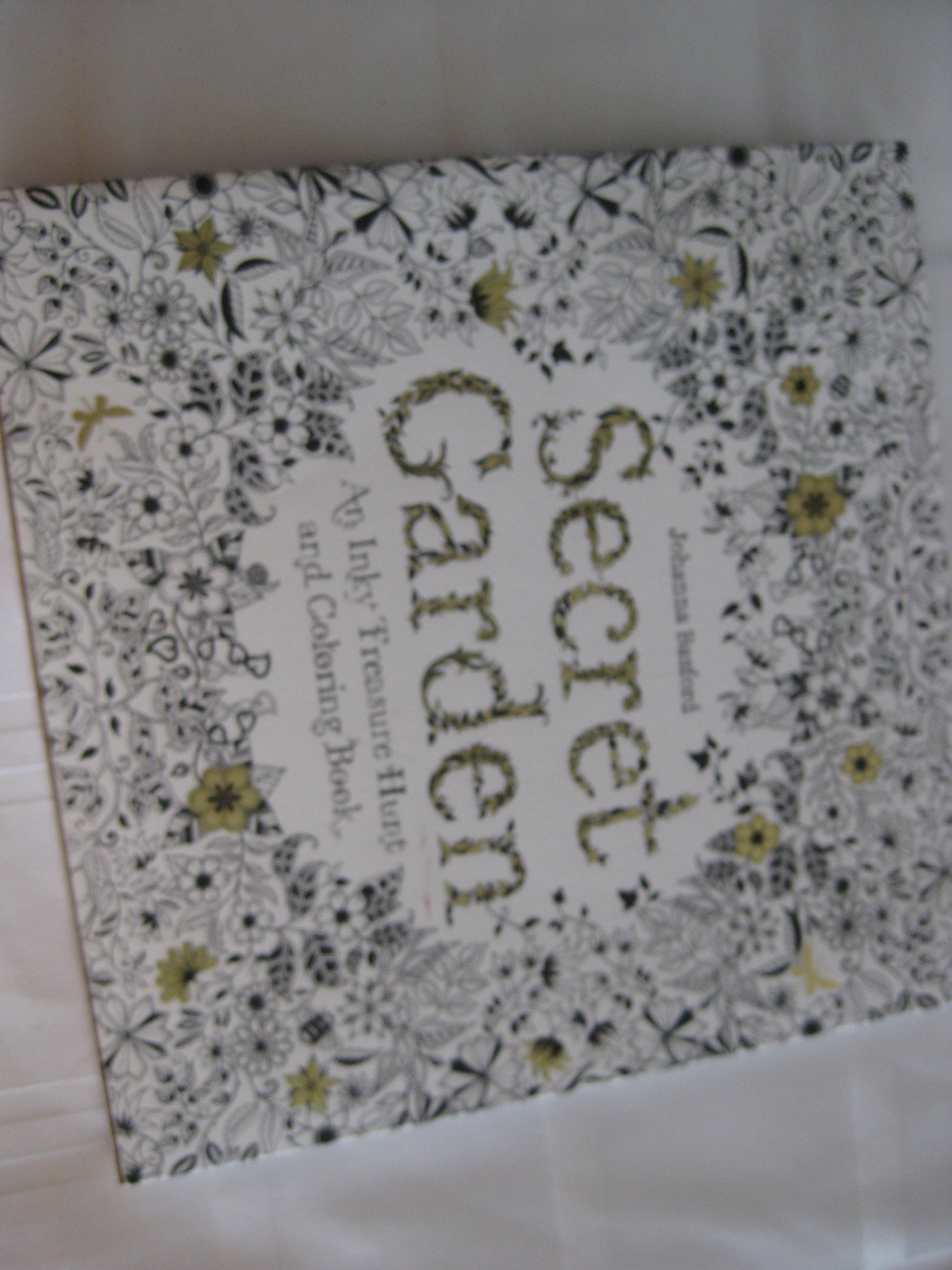 Secret Garden: An Inky Treasure Hunt and Coloring Book (For Adults