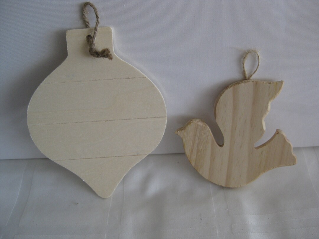Wood Holiday Ornaments to Diy Decorate and Use for Your Etsy
