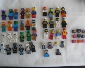 Figurines Minecraft, figurines Lego, armes, vaste collection, 112 pièces Totale