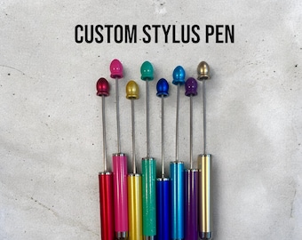 Custom handmade stylus for touchscreen devices, tablet, phone, computer