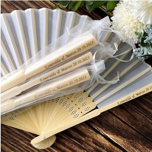 Personalized Wedding Fan Favors, Ceremony Favor for Guest, Party Favor Handheld Fan,Wedding Favor Ideas Gift For Couples Hand FansBridalGift