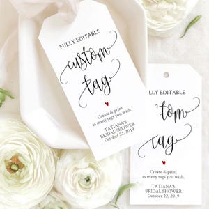 Wedding Favor Tags,Wedding Tags, Custom Tag, Modern Tag,Out of Town Wedding Gift Bag Tags, Modern Favor Tag,Wedding Thank You Tag,Bridal Tag