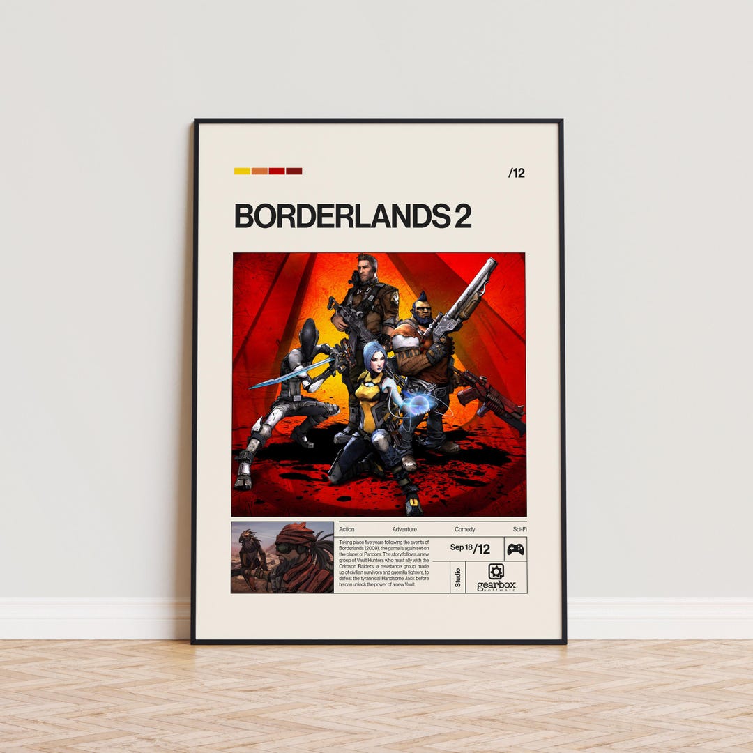 borderlands-2-poster-video-game-poster-minimalist-game-print-gaming