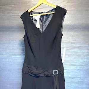 Vintage Dress Evan-Picone Black Size 10 US