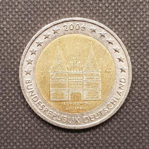 2 Euro circulation coin 2006 Schleswig-Holstein collector&#39;s item