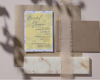 Physical Bridal Shower Invitations 5x7, Bundle Quantities, Variety Themes/Colors