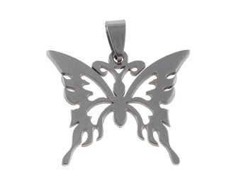 Steel butterfly. Stainless Steel подвеска бабочки.