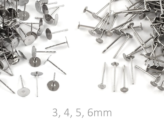 Stainless steel shop earring posts hypoallergenic