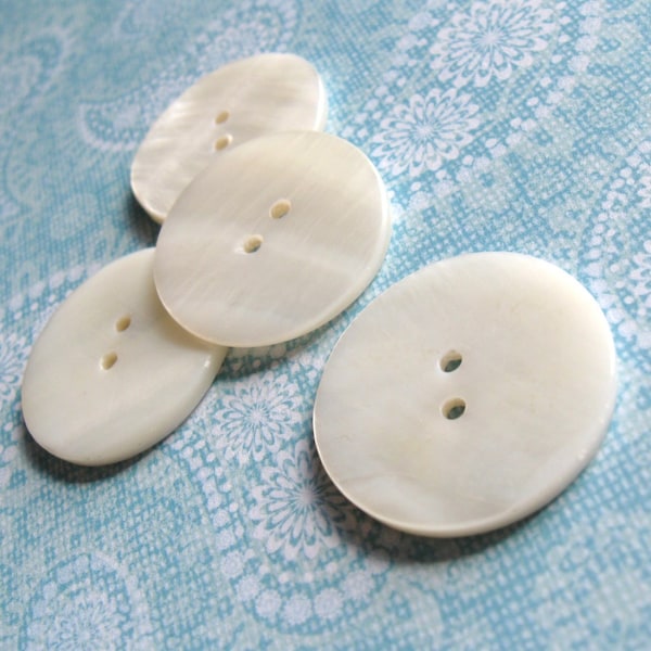 1 inch MOP buttons - Mother of Pearl Shell Buttons 25mm