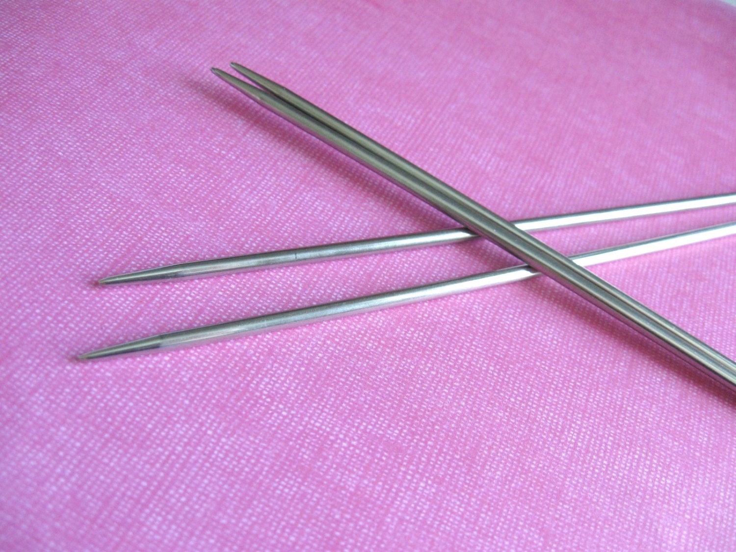 Stainless Steel Double Pointed Knitting Needles 2.75mm 3mm or Etsy Canada