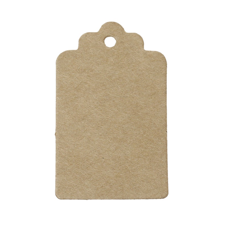 50 Rectangle gift tags 2 inches blank paper tags Etsy