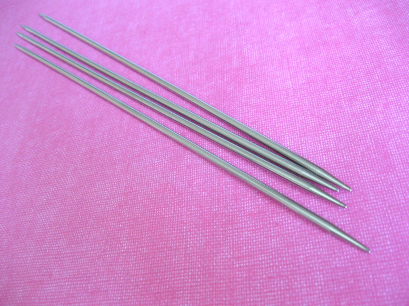 Stainless Steel Double Pointed Knitting Needles 2.75mm 3mm or Etsy Canada