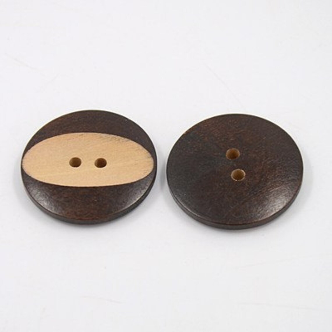Carved Wooden Sewing Buttons 30mm set of 6 wood buttons Etsy