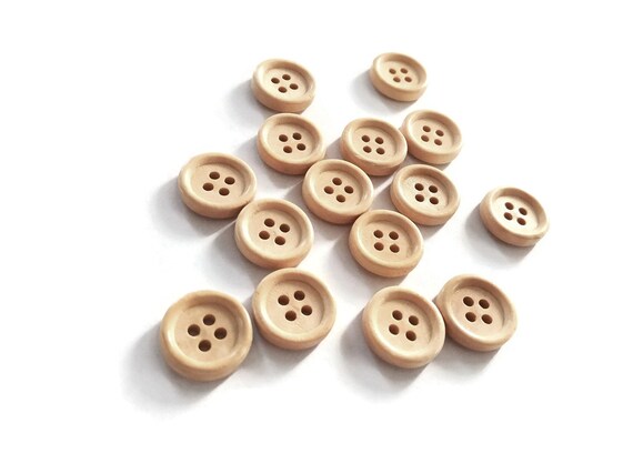 Wooden sewing buttons Clearance
