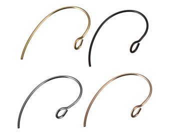 10pcs Stainless Steel Marquis earring hooks 16x25mm