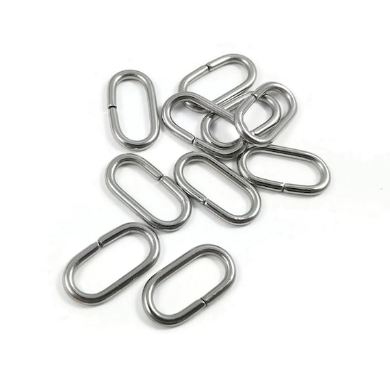 20mm large jump rings, Stainless steel open rings, 18 gauge