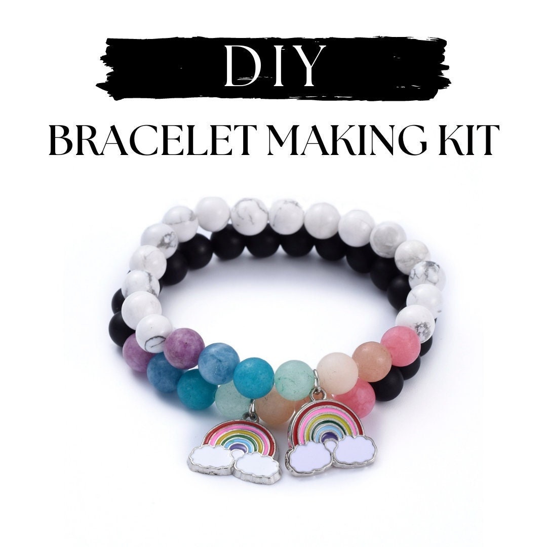 Make your own Bracelet, Diy jewelry making kit, Craft kit for