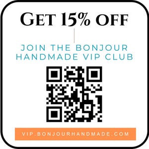 a coup for a handmade gift card with a qr code