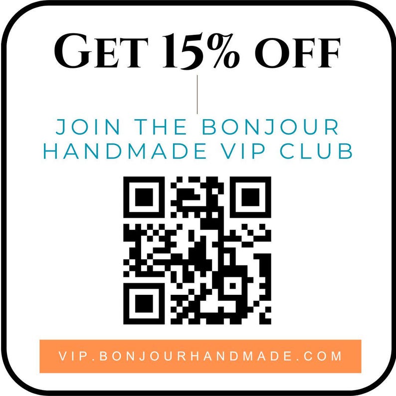 a coup for a handmade gift card with a qr code