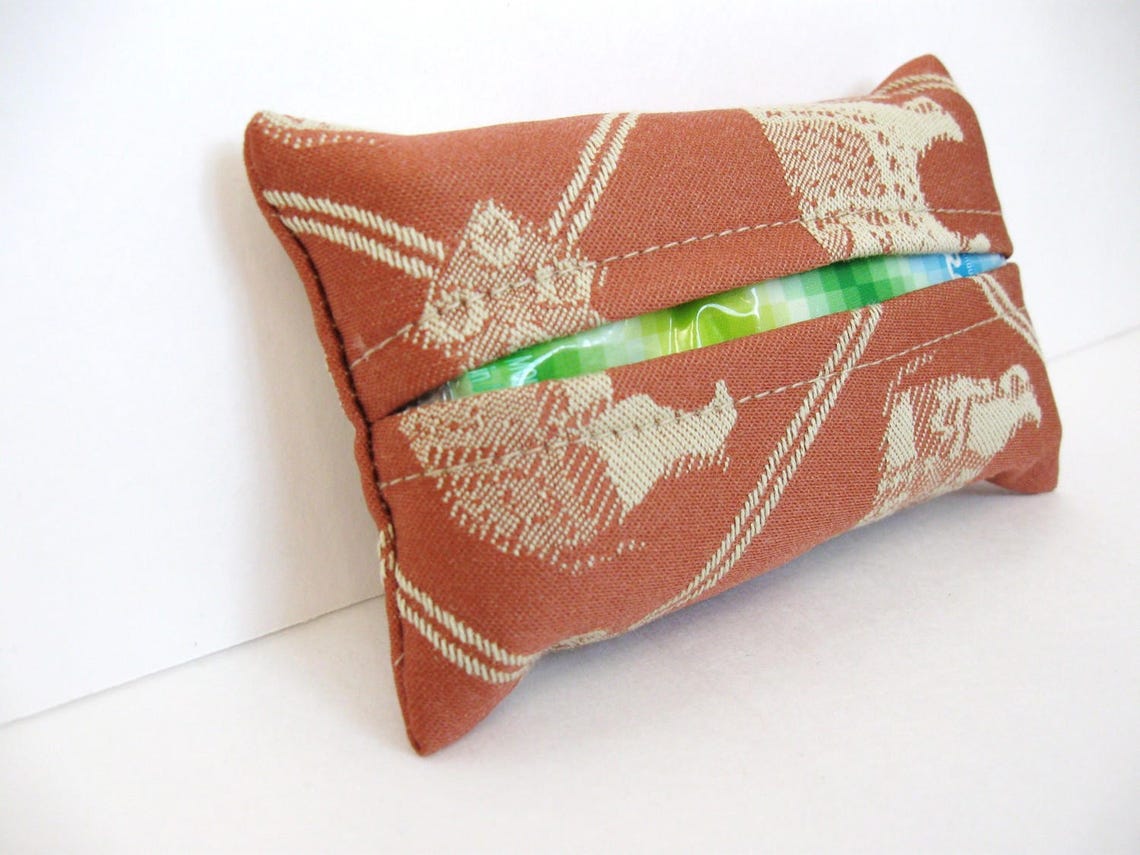 Pocket tissue holder sewing pattern tutorial PDF download Etsy