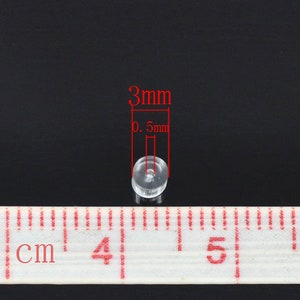 200 Rubber Tube Style Ear Nut, 3x3mm image 2