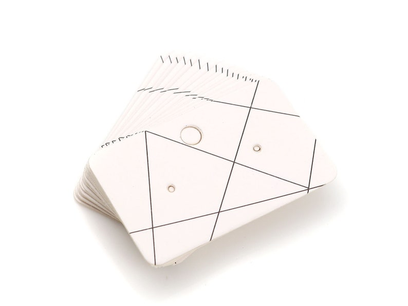 Earring Cards Paper Earring Display Jewelry Cards for Etsy Canada