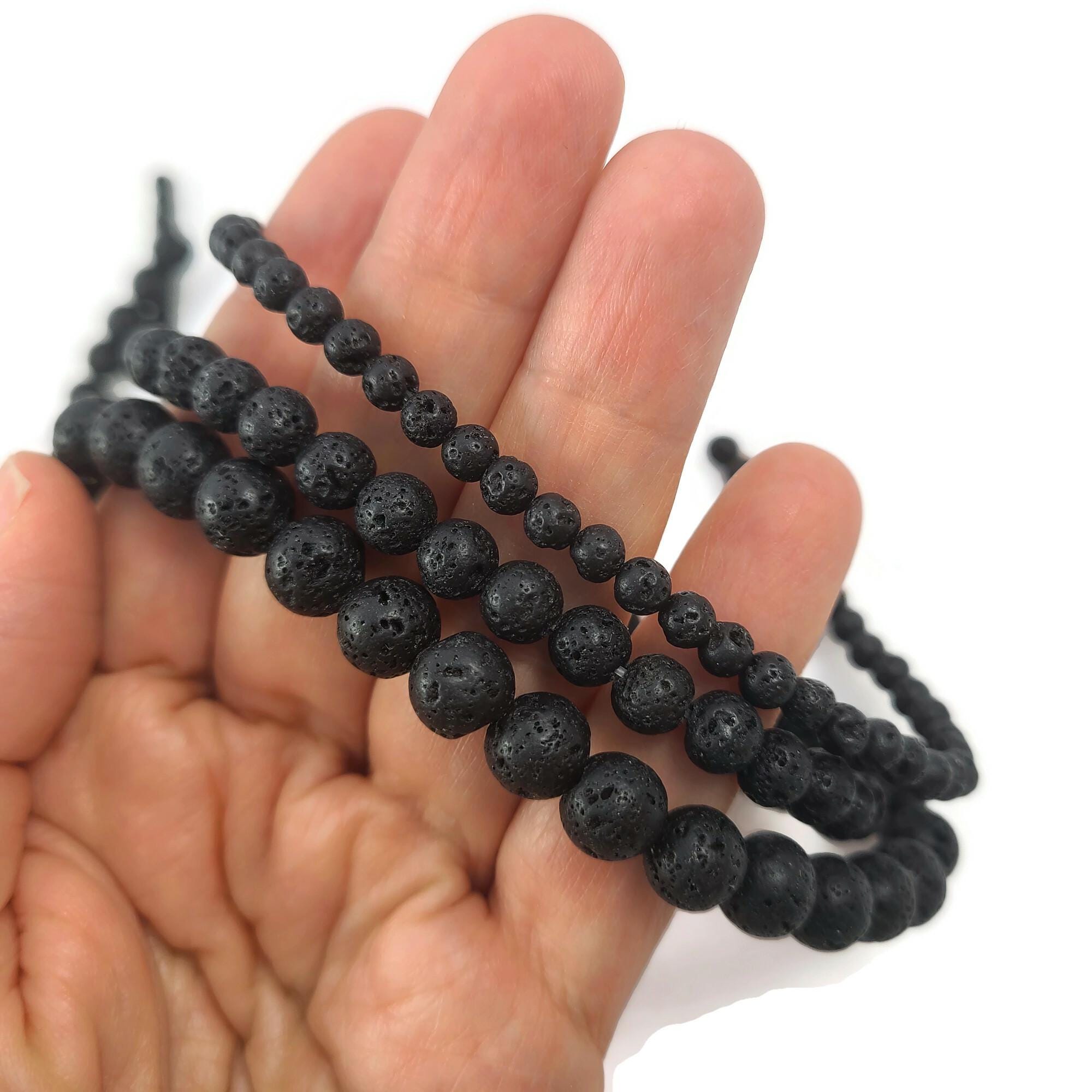 Natural lava beads discount