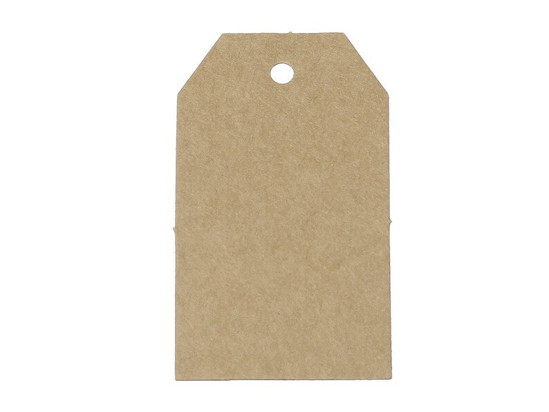 Polygon Rectangle Gift Tags Blank Kraft Paper Tags Set of Etsy Canada