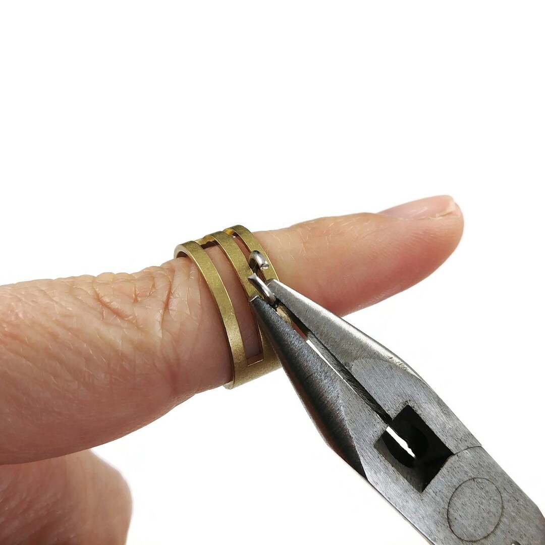 Beadsmith Jump Ring Tool Set: Opener/Closer With Slots & 4-1/2" Round Nose Pliers
