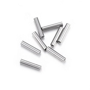 Stainless Steel Tube Beads 7mm Bild 2