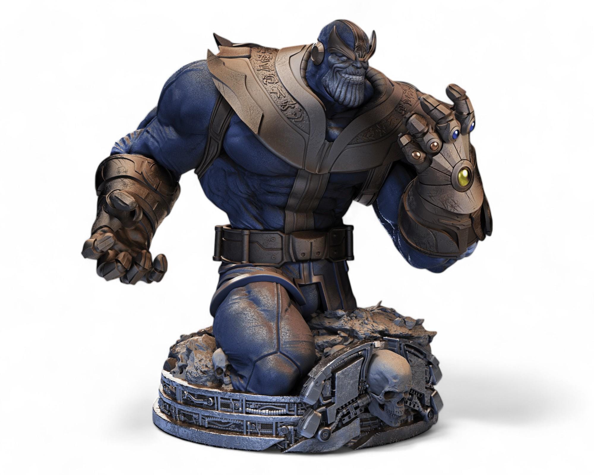 Comic Thanos Bust STL File High Quality 3D Printer Resin SLA - Etsy