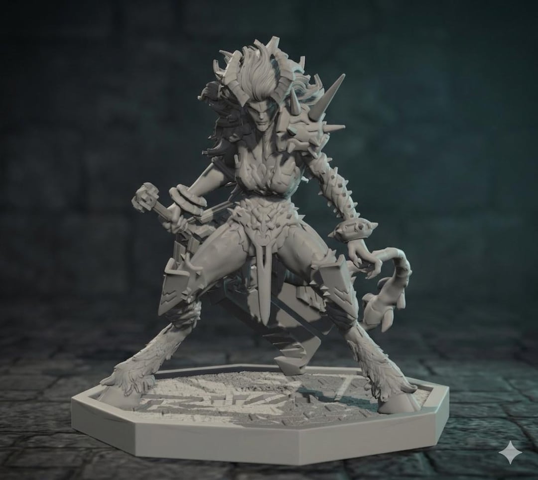 Magik STL, Marvel Rivals Darkchylde 3D Print File, Demonic